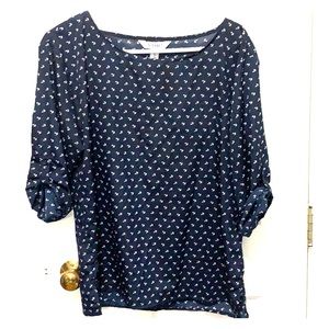 Old Navy anchor blouse